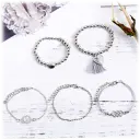 Set: Silver Beads