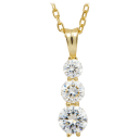 18K Yellow Gold Over Sterling Silver