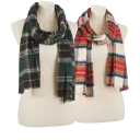 Green Plaid or Red/Ivory Plaid