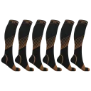 Style: V-Striped Knee-High Compression Socks