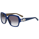 Style: Diorissimo, Frame: Blue Tortoise, Lenses: Grey-Gradient