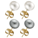 Silver/Gray on Yellow Gold + White on Yellow Gold