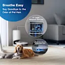 Dust bag helps trap pet odors