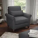 Charcoal Gray Herringbone