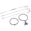 Set: Silver Beads