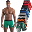 Includes a variety of bold colors and signature camo patterns.
