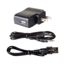 Included adapter and cables