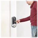 Enjoy peace of mind with multiple access methods, including passcode entry & key fob access