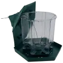 Twist-lock top keeps seeds dry and safe