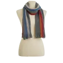 Grey/Orange/Red Stripe