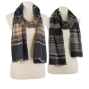 Navy/Camel Plaid or Grey Plaid