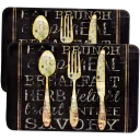 Silverware Chalk Art