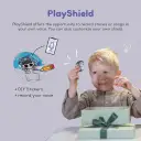 PlayShield is customizable and allows you to record your own voice