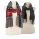 Red/Yellow Plaid or Solid Charcoal