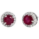 Ruby Sterling Silver