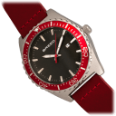 Silver/Red