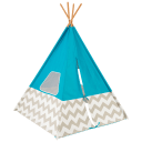 Turquoise and Chevron
