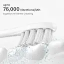 Powerful 76,000 Vibrations Per Minute, But With a Gentle Touch.