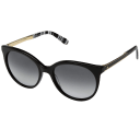 Dark Gray Gradient Lenses, Black Pattern Frames