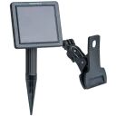 Includes 4 solar panels with stakes and securing clamps