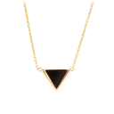 Yellow Gold with Black Onyx