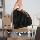 Compact size with built-in handle