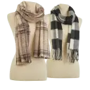 Taupe and Black/White