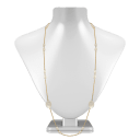 18K Yellow Gold Filled White Pearl