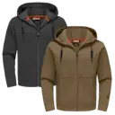 Bark & Medium Grey Heather
