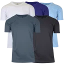 Black, Charcoal, Light Blue, Navy, White