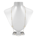 18K White Gold Filled White Pearl