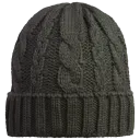 premium knit design in charcoal