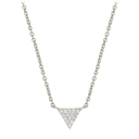 White Gold Clear Stone
