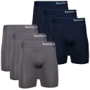 Cool Cotton 8" - Iron Grey / Navy