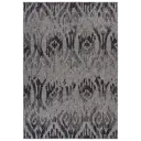 Modern Black and Gray Ikat