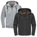 Light Heather Grey & Medium Grey Heather