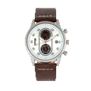 Silver/Dark Brown
