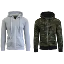 Woodland Camo & Heather Grey