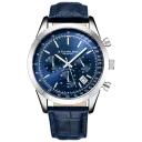 Silver/Blue