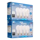 8-Pack - A19 6W Dusk-to-Dawn 5000K