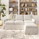 Ivory Basketweave Fabric