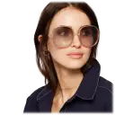 Peach /  Grey Gradient Lenses