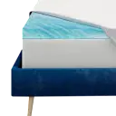 Layered foam construction delivers supportive, cushioned comfort