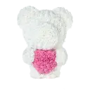 White w/ Pink Heart