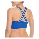 Striped Racerback Bralette - Blue