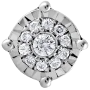 Features 1/12 carat TW of round lab-grown diamonds