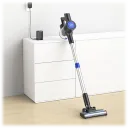 Brushless motor with 25,000Pa suction & 2 speed levels offer up to 40 minutes of runtime