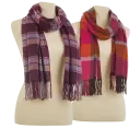 Berry Plaid and Pink/Orange Plaid