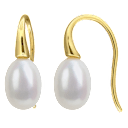 White Yellow Plated Sterling Silver