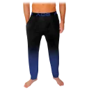 Black/Dark Blue Ombre